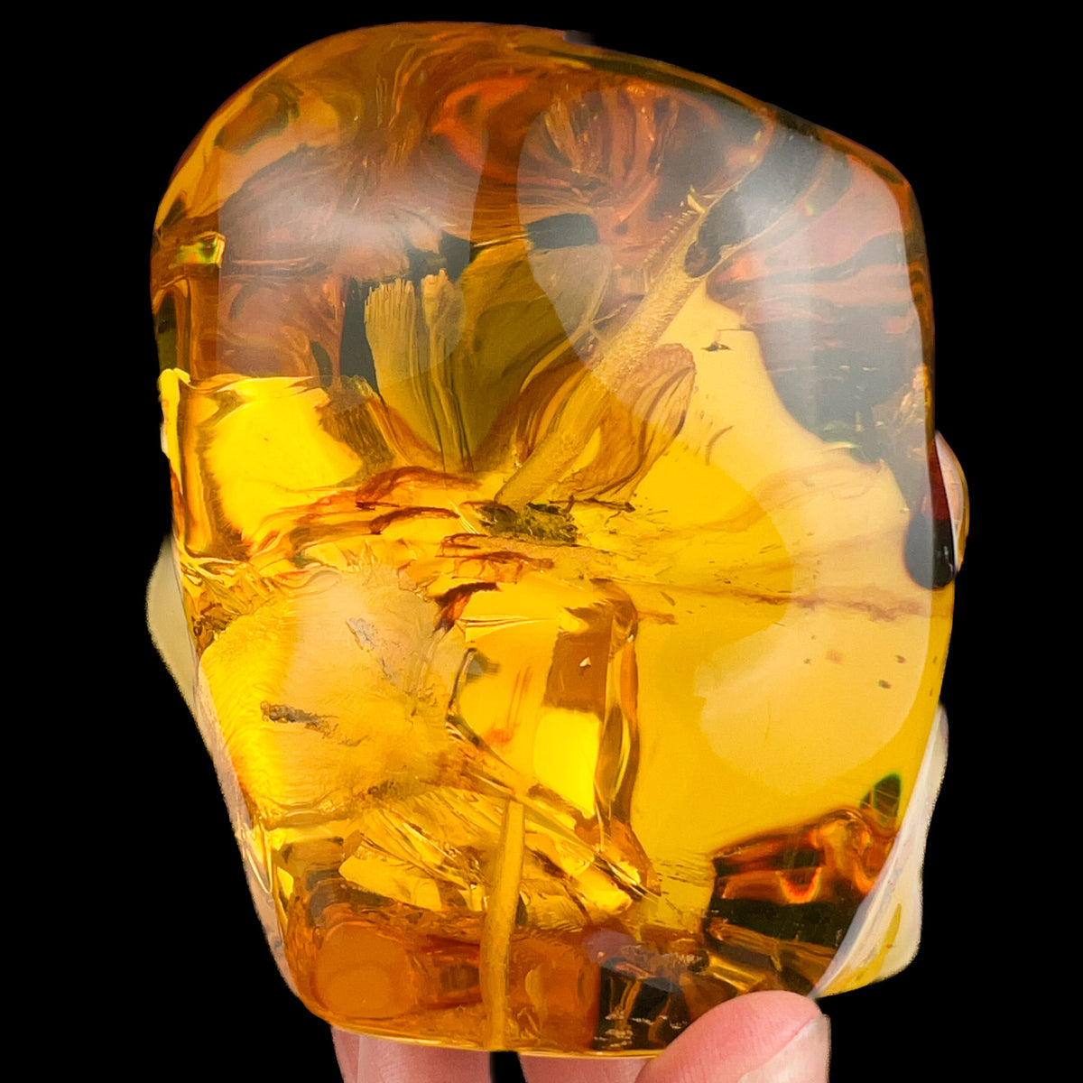 Large polished Copal Amber from Colombia