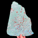 Unpolished back side of specimen