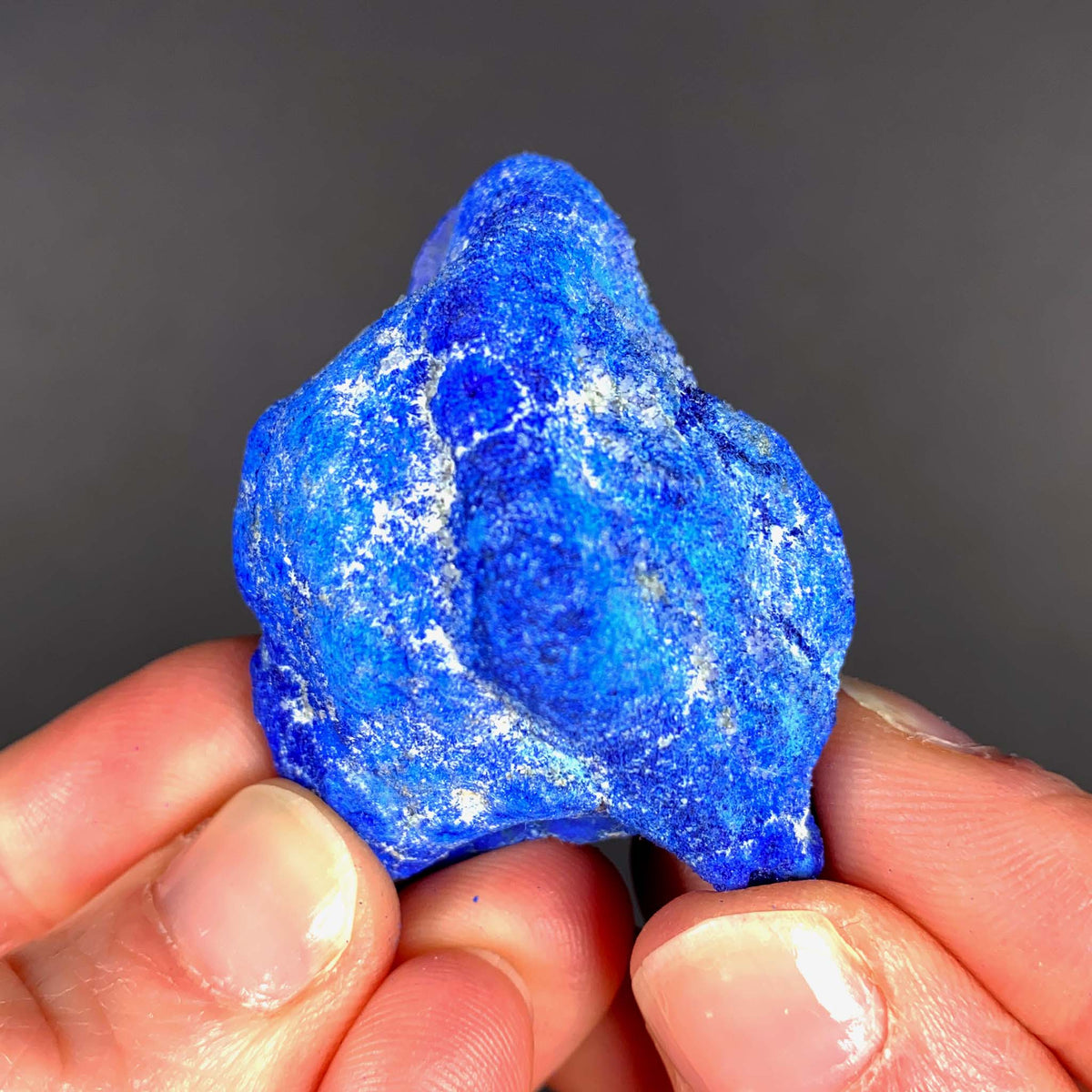 Exterior of an Azurite &quot;Blueberry&quot; Geode