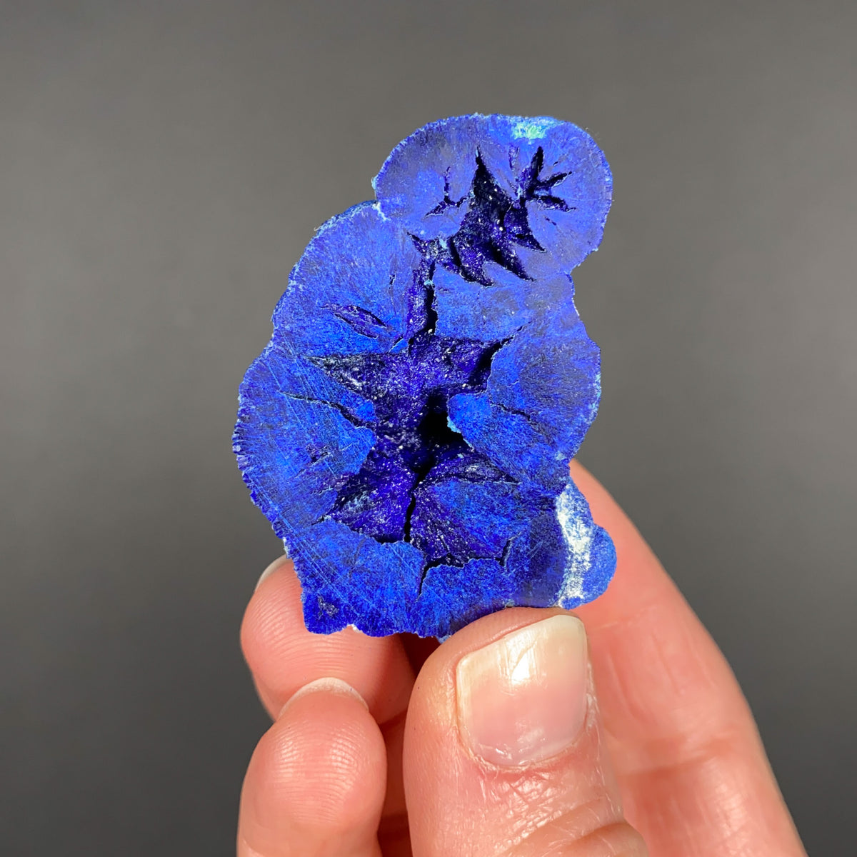 Inside of an Azurite Geode 