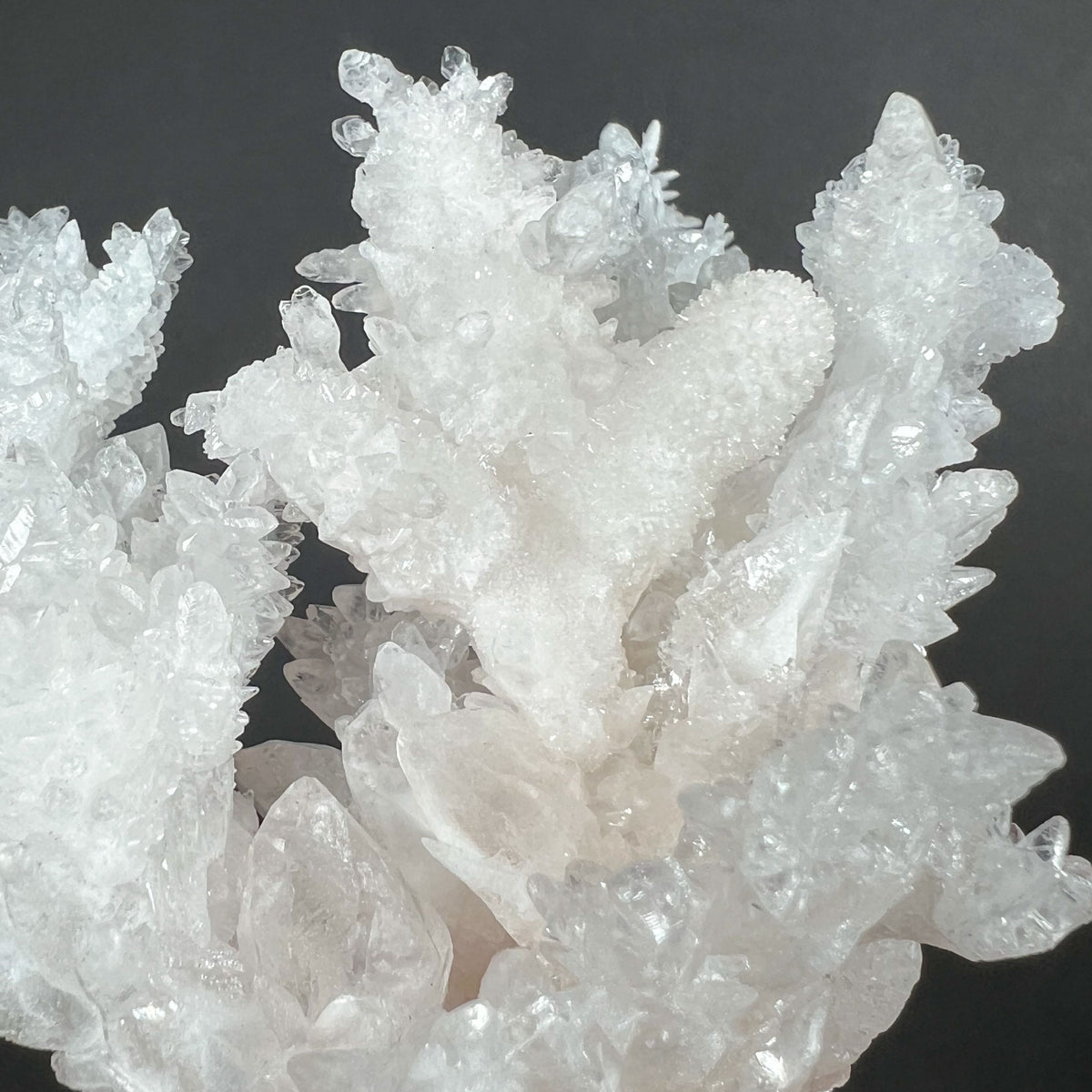 White Crystalline Aragonite Crystals