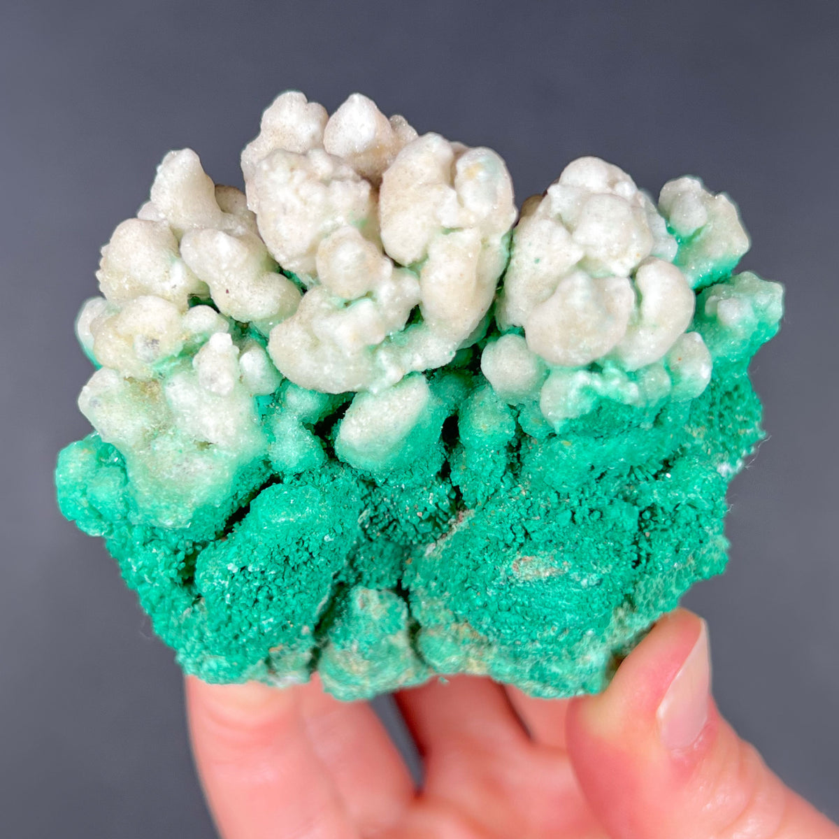 White and Green Selenite Crystals from Australia
