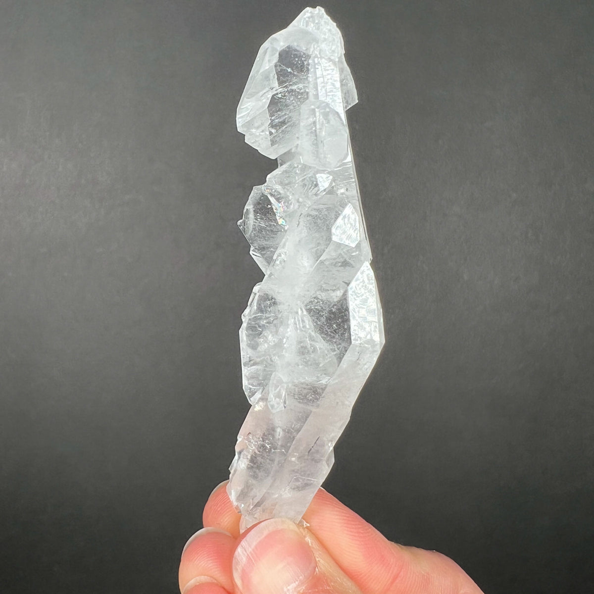 Clear Quartz Crystal with Heal Marks