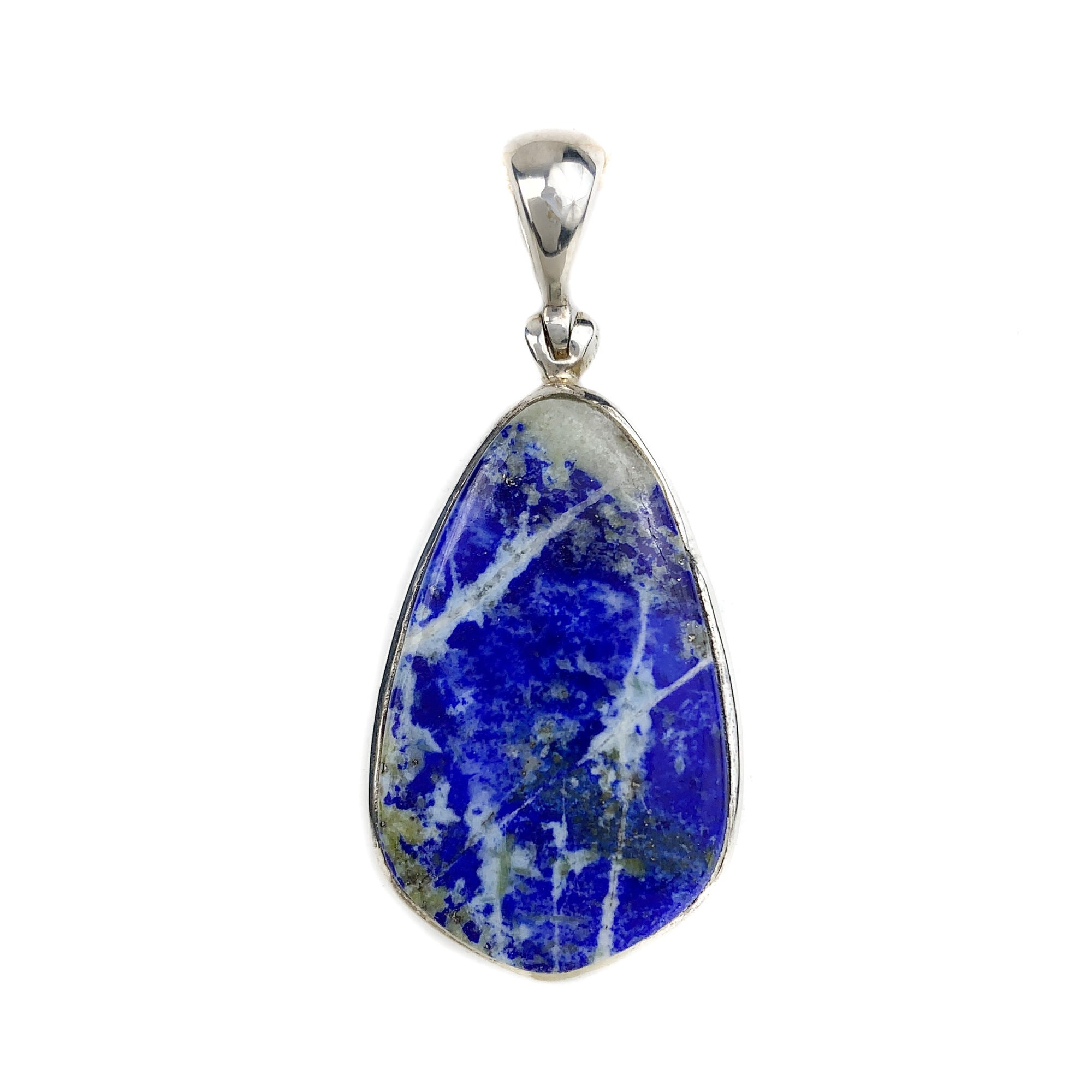 Lapis Lazuli Pendant in Sterling Silver