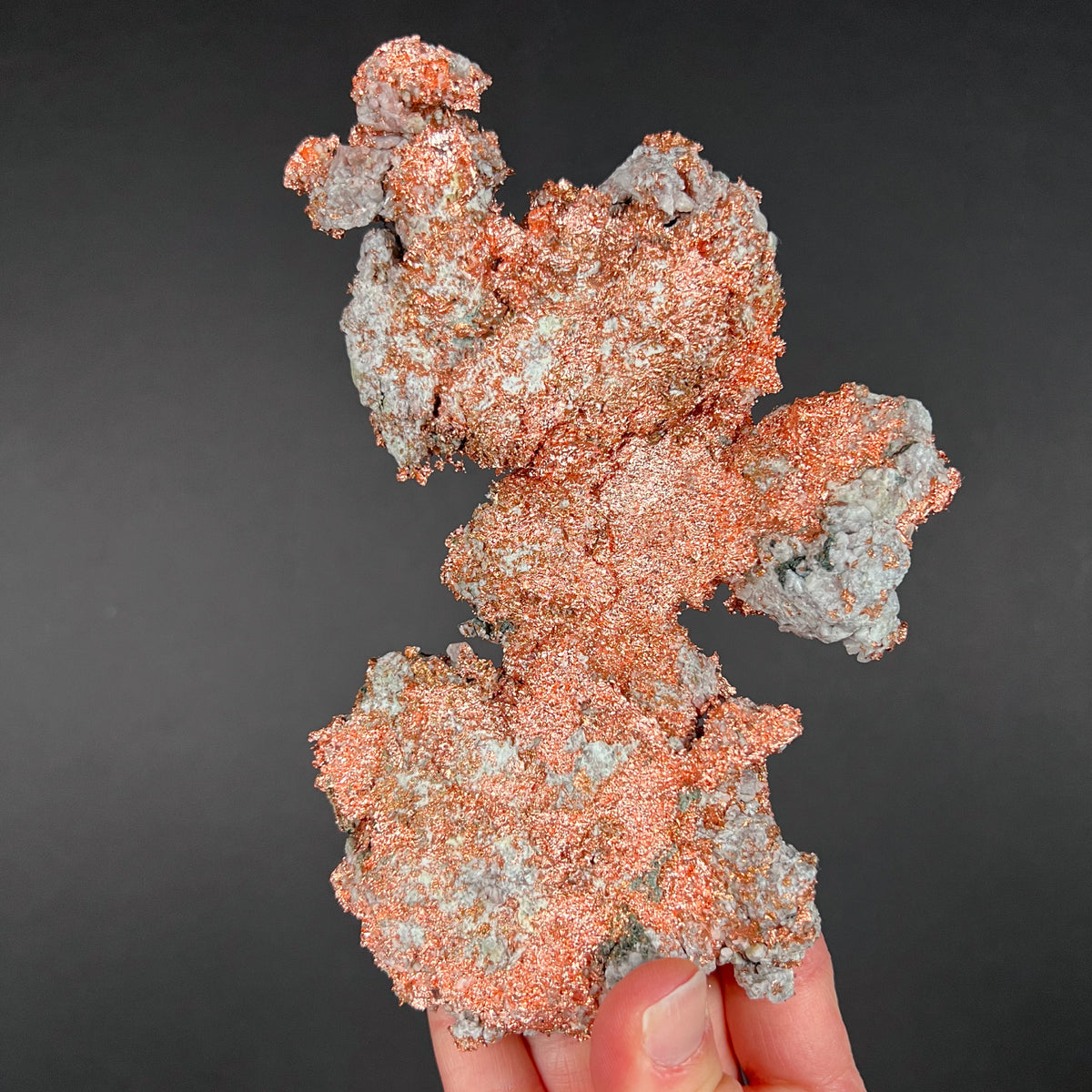 Native Copper Mineral Specimen from Michigan