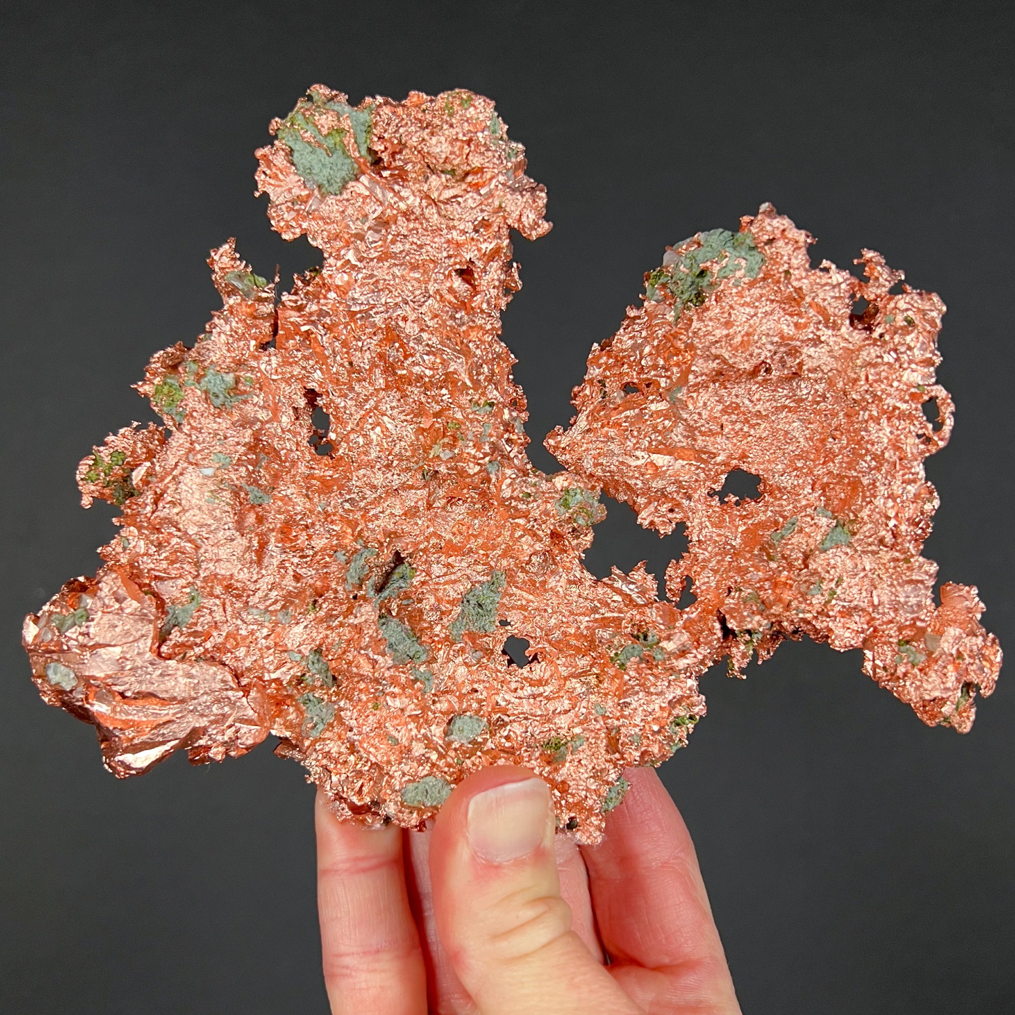 Native Copper Mineral Specimen from Michigan