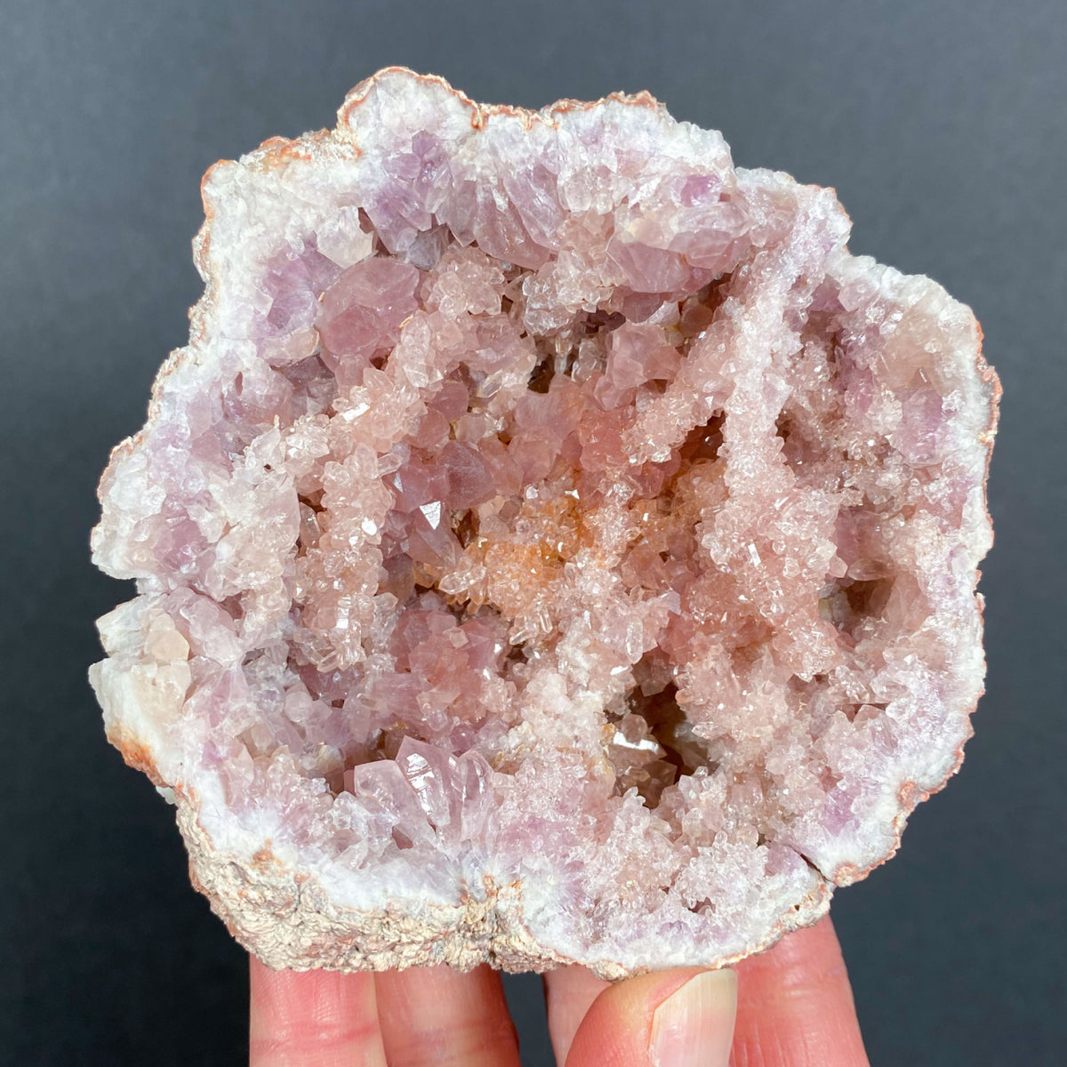 Pink Amethyst Geode Single from Argentina