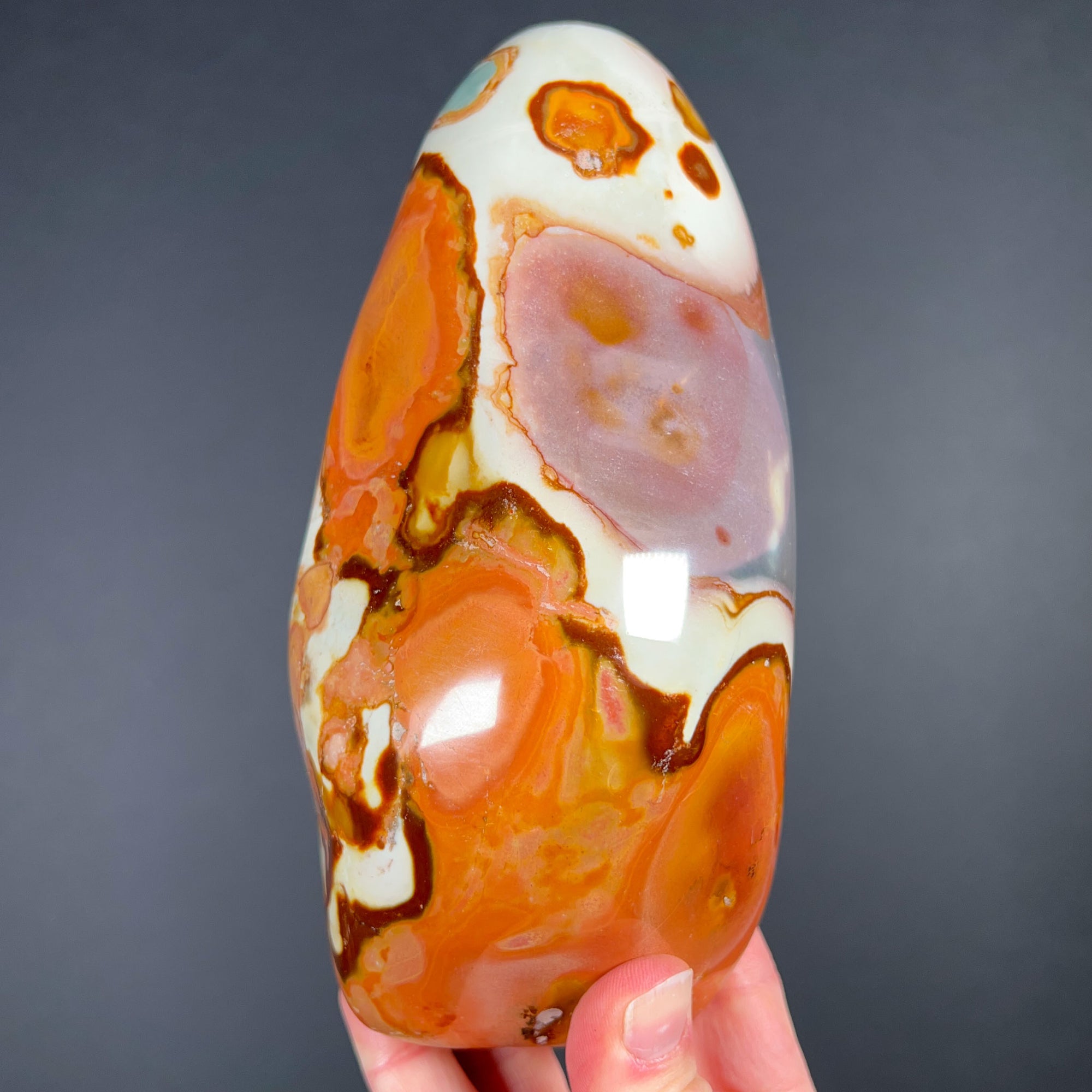 Polychrome Jasper Self-standing Stone