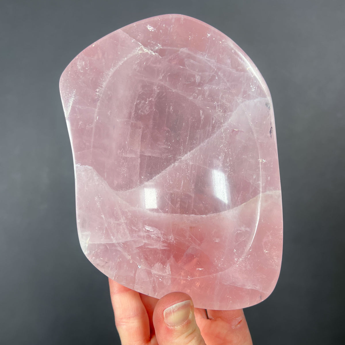 Rose Quartz Soap Dish