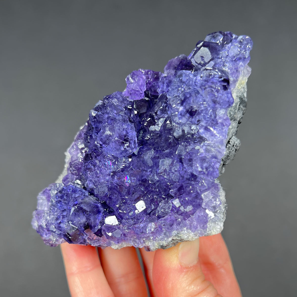 Natural Indigo Blue Fluorite Crystals